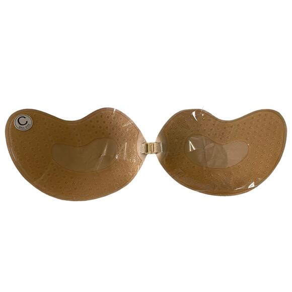 Adhesive Bra C Cup NEW Cloth Invisible Stick On - Picture 2 of 4